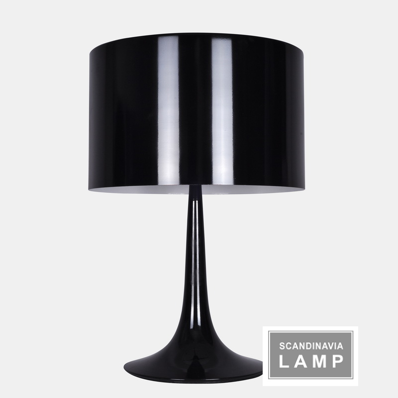 Black Spun Table Lamp