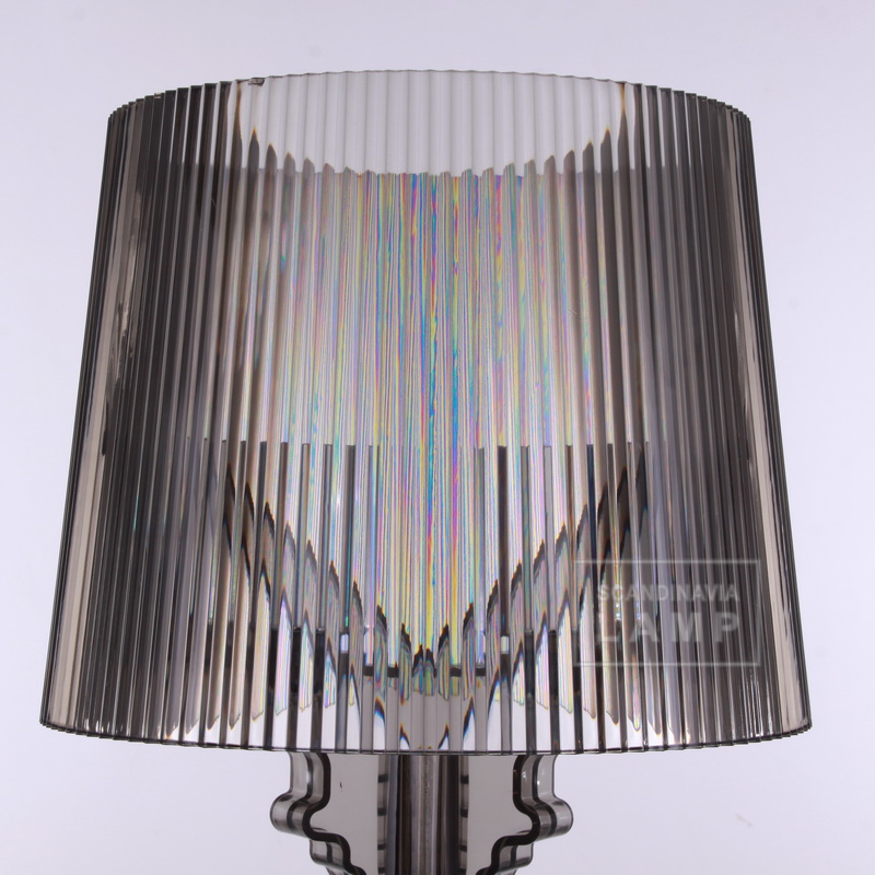 Smoked Kartell Bourgie Table Lamp detail